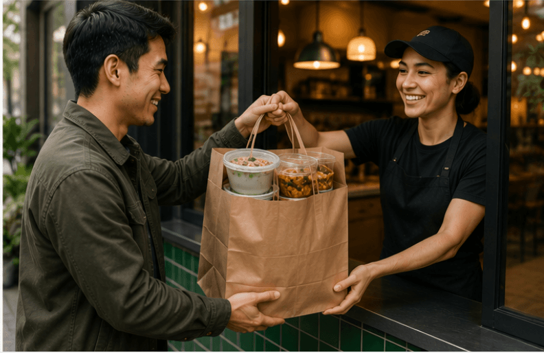 Restaurant partner pickup